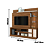 Home Theater Alan - Ref. 641130 - Naturale / Off White - Madetec - Imagem 7