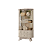 Cristaleira 02 Portas 02 Gavetas Moss - Ref. 311136 - Calacata / Off White - Madetec - Imagem 2