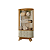 Cristaleira 02 Portas 02 Gavetas Moss - Ref. 311140 - Cumaru / Opala - Madetec - Imagem 2