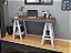 Mesa Escrivaninha Self - Linha Design - MB 1034 - Rústico / Branco - Movelbento - Imagem 1