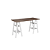 Mesa Escrivaninha Self - Linha Design - MB 1034 - Rústico / Branco - Movelbento - Imagem 2