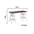 Mesa Escrivaninha Self - Linha Design - MB 1034 - Rústico / Branco - Movelbento - Imagem 3