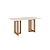 Mesa Yara Retangular 160cm Ref. SC80-127 - Nature / Off White - Móveis Henn - Imagem 3