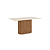 Mesa Solana Retangular 160cm Ref. SC69-127 - Nature / Off White - Móveis Henn - Imagem 3