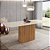 Mesa Solana Retangular 200cm c/ Vidro Ref. SC66-127 - Nature / Off White - Móveis Henn - Imagem 1