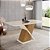 Mesa Solus Retangular 160cm c/ Vidro - Ref. SC27-127 - Nature / Off White - Móveis Henn - Imagem 1