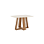 Mesa Lins Retangular 120cm c/ Vidro - Ref. SC89-127 - Nature / Off White - Móveis Henn - Imagem 3