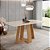 Mesa Lins Retangular 160cm c/ Vidro - Ref. SC92-127 - Nature / Off White - Móveis Henn - Imagem 1