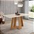 Mesa Lins Retangular 160cm c/ Vidro - Ref. SC93-127 - Nature / Off White - Móveis Henn - Imagem 1