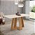 Mesa Lins Retangular 160cm - Ref. SC94-127 - Nature / Off White - Móveis Henn - Imagem 1