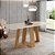 Mesa Lins Retangular 180cm c/ Vidro - Ref. SC95-127 - Nature / Off White - Móveis Henn - Imagem 1