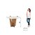 Mesa Vértice Quadrada 90cm Ref. SC39-127 - Nature / Off White - Móveis Henn - Imagem 3