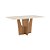 Mesa Vértice Retangular 160cm Ref. SC36-127 - Nature / Off White - Móveis Henn - Imagem 3
