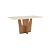 Mesa Vértice Retangular 160cm Ref. SC36-127 - Nature / Off White - Móveis Henn - Imagem 3