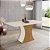 Mesa Luiza Retangular 160cm Ref. SC16-127 - Nature / Off White - Móveis Henn - Imagem 1