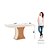 Mesa Luiza Retangular 160cm Ref. SC16-127 - Nature / Off White - Móveis Henn - Imagem 3