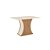 Mesa Luiza Retangular 120cm Ref. SC18-127 - Nature / Off White - Móveis Henn - Imagem 2