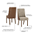 Par de Cadeiras Ivy - Ref. S36-535 - Corano Caramelo / Creme - Moveis Henn - Imagem 5