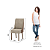Par de Cadeiras Ivy - Ref. S36-535 - Corano Caramelo / Creme - Moveis Henn - Imagem 6