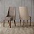 Par de Cadeiras Ivy - Ref. S36-534 - Corano Bege / Cacao - Moveis Henn - Imagem 1
