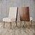 Par de Cadeiras Anne - Ref. S33-531 - Corano Caramelo / Linho - Moveis Henn - Imagem 1