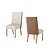 Par de Cadeiras Anne - Ref. S33-531 - Corano Caramelo / Linho - Moveis Henn - Imagem 2