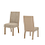Par de Cadeiras Anne - Ref. S33-536 - Corano Bege / Creme - Moveis Henn - Imagem 2
