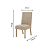 Par de Cadeiras Anne - Ref. S33-536 - Corano Bege / Creme - Moveis Henn - Imagem 5