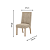 Par de Cadeiras Eloá - Ref. S34-538 - Creme - Moveis Henn - Imagem 5