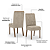Par de Cadeiras Nina - Ref. S32-538 - Creme - Moveis Henn - Imagem 5