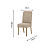 Par de Cadeiras Nina - Ref. S32-538 - Creme - Moveis Henn - Imagem 5