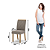Par de Cadeiras Vita - Ref. S05-501 - Bege - Moveis Henn - Imagem 5