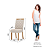 Par de Cadeiras Bella - Ref. S25-502 - Linho - Moveis Henn - Imagem 5