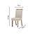 Par de Cadeiras Bella - Ref. S25-502 - Linho - Moveis Henn - Imagem 5
