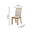 Par de Cadeiras Isa (04un.) - Ref. S11-502 - Linho - Moveis Henn - Imagem 5