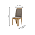 Par de Cadeiras Isa (04 un.)- Ref. S11-501 - Bege - Moveis Henn - Imagem 5