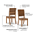 Kit 04 Cadeiras Milla Plus (04 un.) - Ref. S38-537 - Corano Caramelo - Moveis Henn - Imagem 5