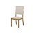 Kit 04 Cadeiras Milla (4 unidades) - Ref. S35-502 - Linho - Moveis Henn - Imagem 3