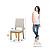 Kit 04 Cadeiras Milla (4 unidades) - Ref. S35-502 - Linho - Moveis Henn - Imagem 6