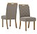 Conjunto de Mesa Orus 120 + 04 Cadeiras Bella Marrom Amendoa - Móveis Henn - Imagem 3