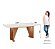 Conjunto de Mesa Adriana 200cm c/ Vidro e Canto Redondo + 08 Cadeiras Milla Linho - Móveis Henn - Imagem 5