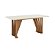 Conjunto de Mesa Adriana 180cm c/ Vidro e Canto Redondo + 06 Cadeiras Malu Marrom Amendoa - Móveis Henn - Imagem 4