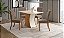 Conjunto de Mesa Luiza 120 + 04 Cadeiras Vita Bege - Móveis Henn - Imagem 1