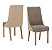 Conjunto de Mesa Luiza 120cm c/ Vidro + 04 Cadeiras Ivy Bege - Móveis Henn - Imagem 3
