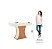 Conjunto de Mesa Luiza 120cm c/ Vidro + 04 Cadeiras Ivy Bege - Móveis Henn - Imagem 5