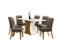 Conjunto de Mesa Luiza 160 + 06 Cadeiras Vita Bege - Móveis Henn - Imagem 2