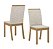Conjunto de Mesa Natali 120cm c/ Vidro + 04 Cadeiras Isa Linho - Móveis Henn - Imagem 3