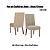 Conjunto de Mesa Solana 160cm + 06 Cadeiras Anne Corano bege/Creme - Móveis Henn - Imagem 3
