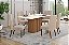 Conjunto de Mesa Solana 160cm + 06 Cadeiras Anne Corano bege/Creme - Móveis Henn - Imagem 1