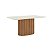 Conjunto de Mesa Solana 160cm c/ Vidro + 06 Cadeiras Eloa Cacao - Móveis Henn - Imagem 4